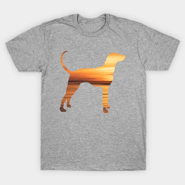 Vizsla Sunset T-Shirt by Rumble Dog Tees